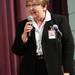 Outgoing superintendent Patricia Green addresses the crowd at Carpenter Elementary school during a 175th birthday celebration on Friday, April 26, 2013. Melanie Maxwell I AnnArbor.com